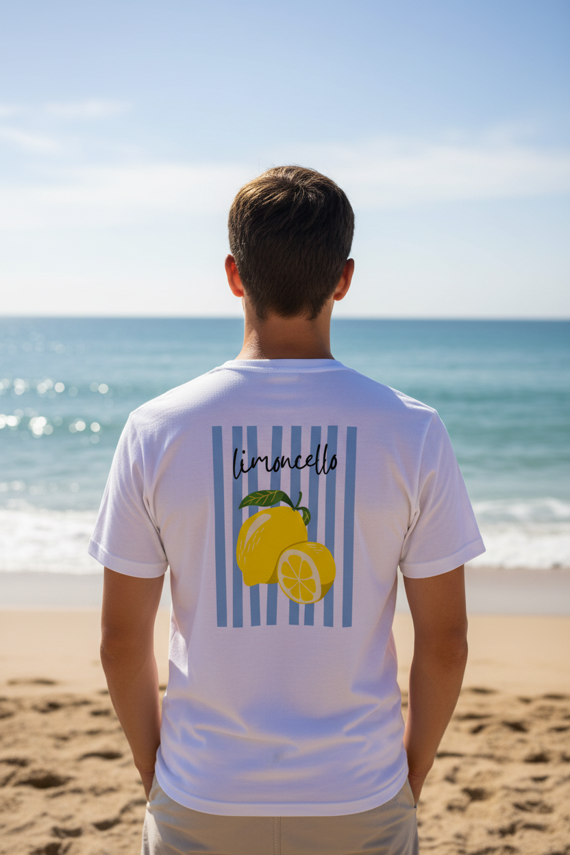 T-shirt unisexe coton en conversion bio CapSoxStudio "Limoncello"