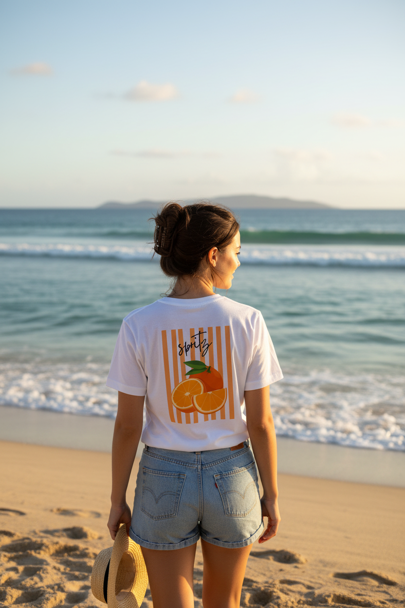 T-shirt unisexe coton en conversion bio CapSoxStudio "Spritz"