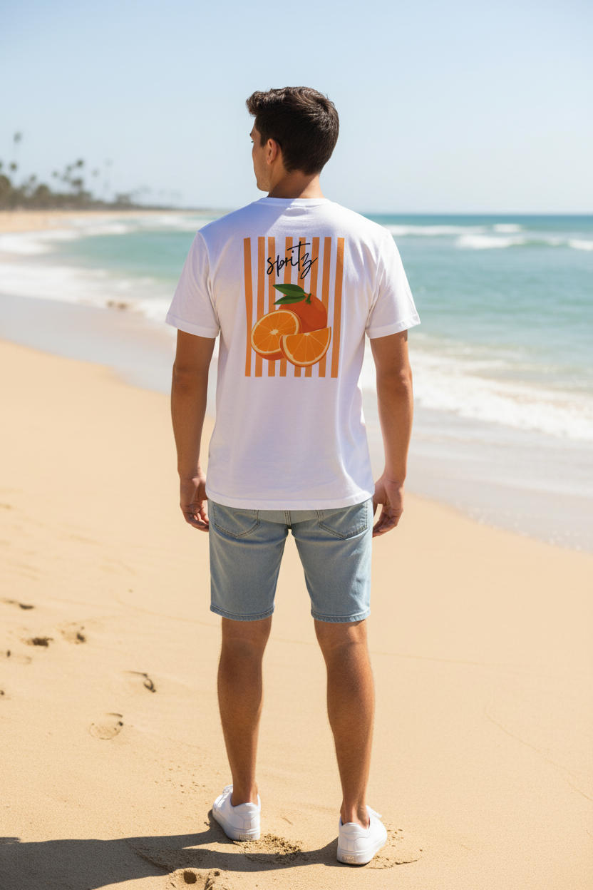 T-shirt unisexe coton en conversion bio CapSoxStudio "Spritz"