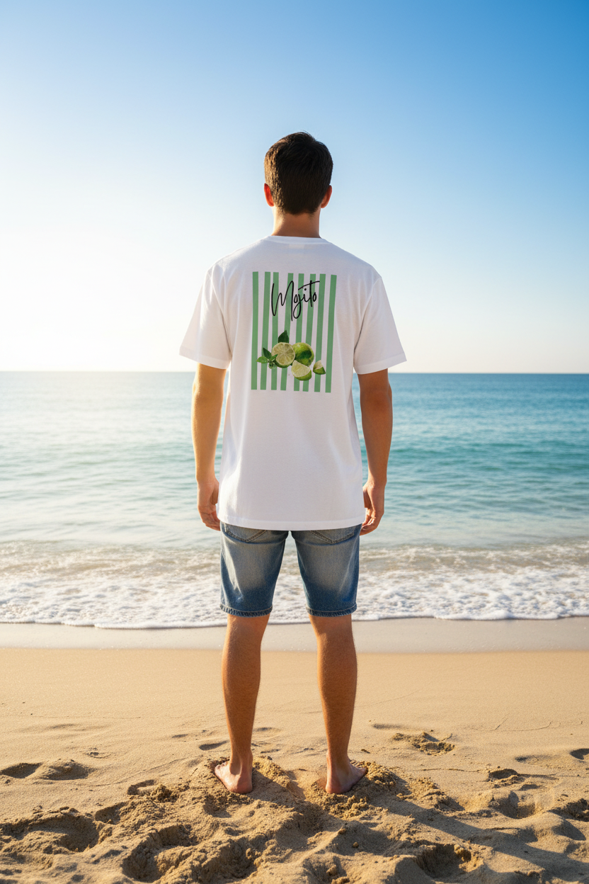 T-shirt unisexe coton en conversion bio CapSoxStudio "Mojito"
