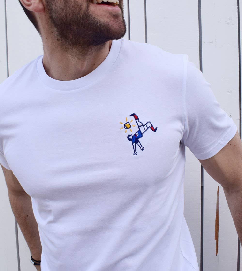 T-shirt brodé - Bière France 98